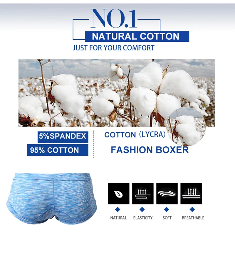 Colorful Sexy Underwear Men Calvn Boxer Cotton Breathable Homme Panties Brave Person Sheer Boxer Shorts Pink Undepant Men Trunks02