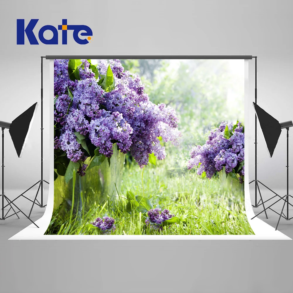 us 15 15 19 off kate purple flowers 10x10ft wedding photography backdrop countryside spring backgrounds for photo studio seamless background in purple flower backgrounds
