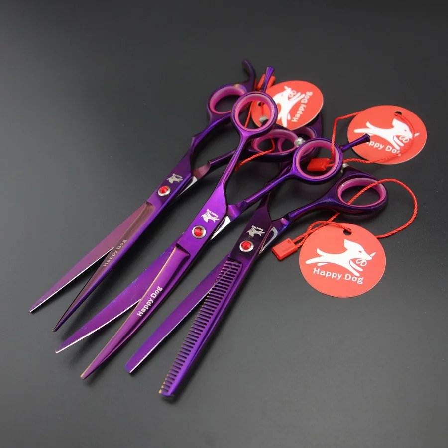 7 inch Professional Pet Dog GROOMING SCISSORS Cutting&Thinning&Curved