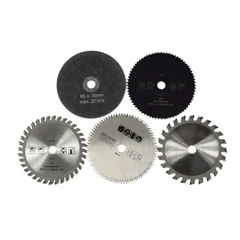 

5PCS HSS TCT Circular Saw Blade set 85x10MM Wood Cutting Discs for Dremel Metal Cutter Rotary Tool Cutting Discs set