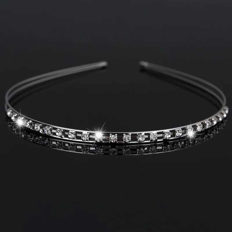 

2016 Fashion Elegant Crystal Alloy Comb Wedding Crown Tiara Hair Accessories Rhinestone hairbands Hair Jewelry Bride Party H036