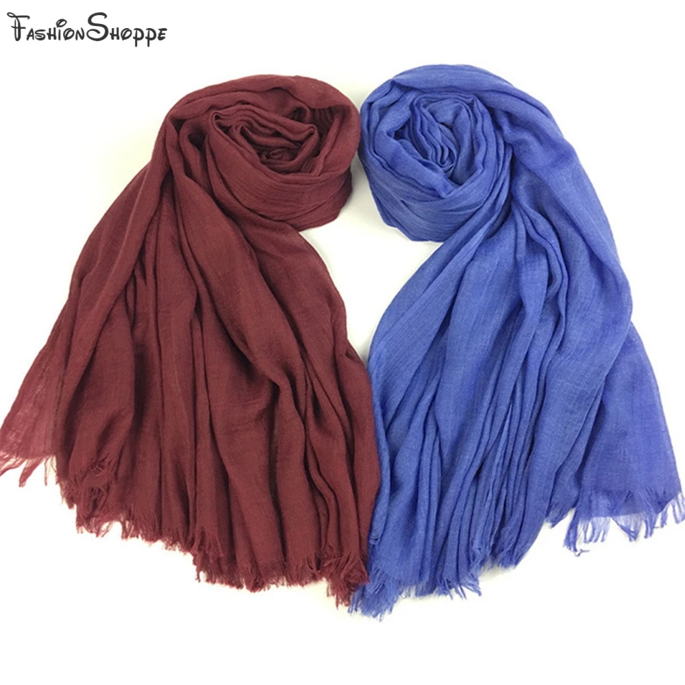 

Women Islam Maxi Crinkle Cloud Hijab Scarf Shawl Muslim Long Shawl Stole Wrap