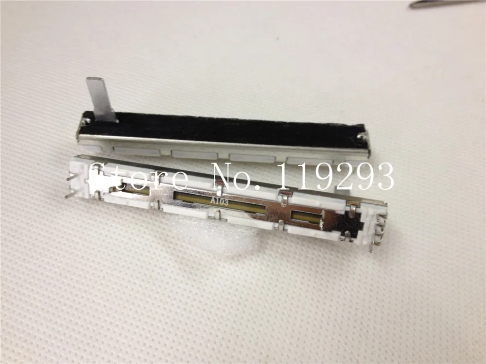 

[BELLA]Hop assets mixer fader potentiometer duplex potentiometer A10K 75MM 15MC handle white--50pcs/lot
