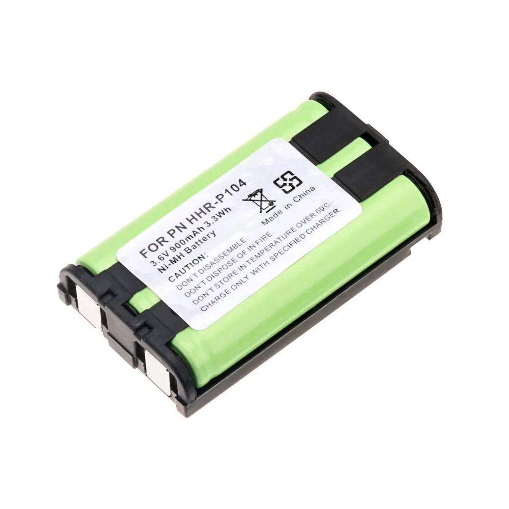 1 шт 900mAh 3,6 V Домашний телефон аккумуляторная батарея для Panasonic HHR-P104 3,6 V Ni-MH 3.3Wh батарея