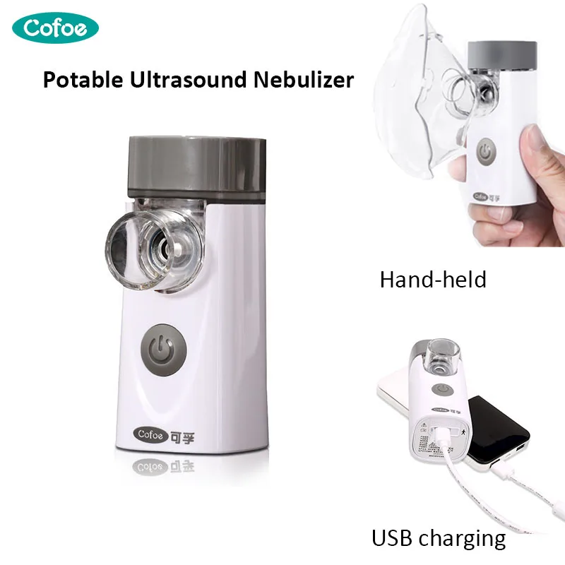 

Cofoe Mini Compressor Nebulizer Handheld Portable Nebulizer Machine Atomizer Respirator Humidifier for moistening lung