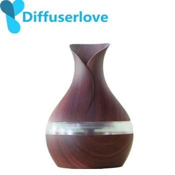 

Diffuserlove USB Diffuser 130ml Aroma Essential Oil Diffuser Ultrasonic Cool Mist Humidifier 7 Color Change LED Night light
