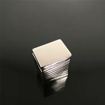 

Zion 100pcs 20x15x3mm super strong magnet N35 block rare earth NdFeB neodymium magnets 20*15*3mm 20mmx15mmx3mm small magnet