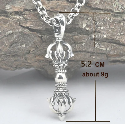 100-Real-925-Sterling-Silver-Vajra-Pendant-S925-Solid-Thai-Silver-Pendant-for-Necklaces-Men-Women (1)