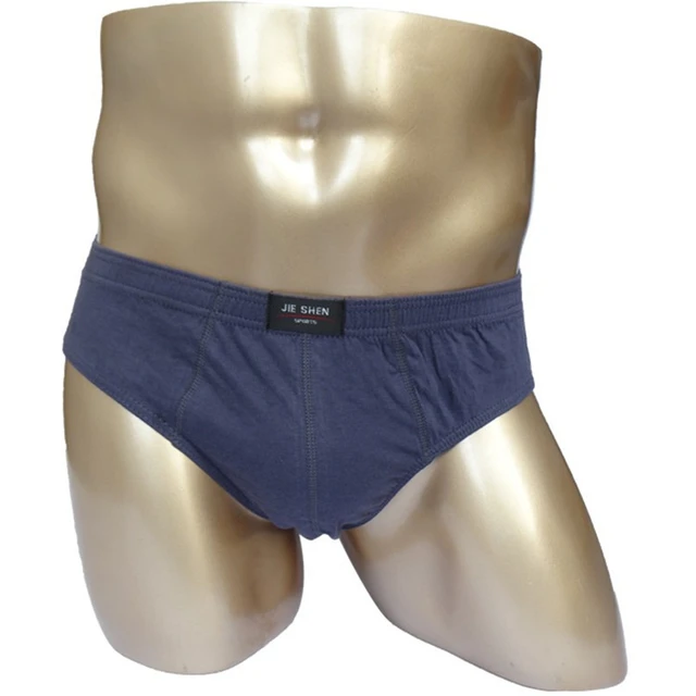 Comfortable And Durable 100% Cotton Plus Size Men Underwear  L/xl/xxl/xxxl/4xl/5xl Men's Breathable Panties 1pcs - Briefs - AliExpress