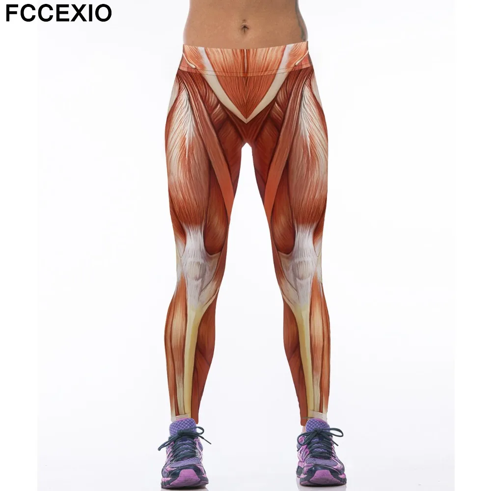 EAST-KNITTING-F1473-Fashion-Women-New-Sports-Leggings-3D-Sexy-Muscle-long-length-leggings-