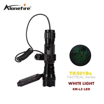 

501B Tactical Flashlight 501B 2200Lm XM-L2 LED Torch Pressure Switch Mount Light Gun flashlight
