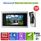  Homefong 10  inch TFT LCD Door Phone Video Doorbell System with Camera  3.7MM Lens 1200TVL 1V1 Home Apartment Entry Kit