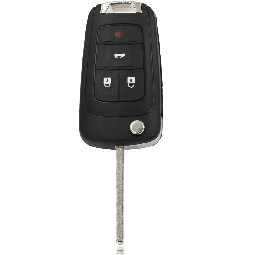 4 кнопки Складной флип дистанционный брелок 315 МГц 433 МГц с чипом ID46 для Chevrolet Cruze Camaro Equinox Malibu Sonic HU100 uncut