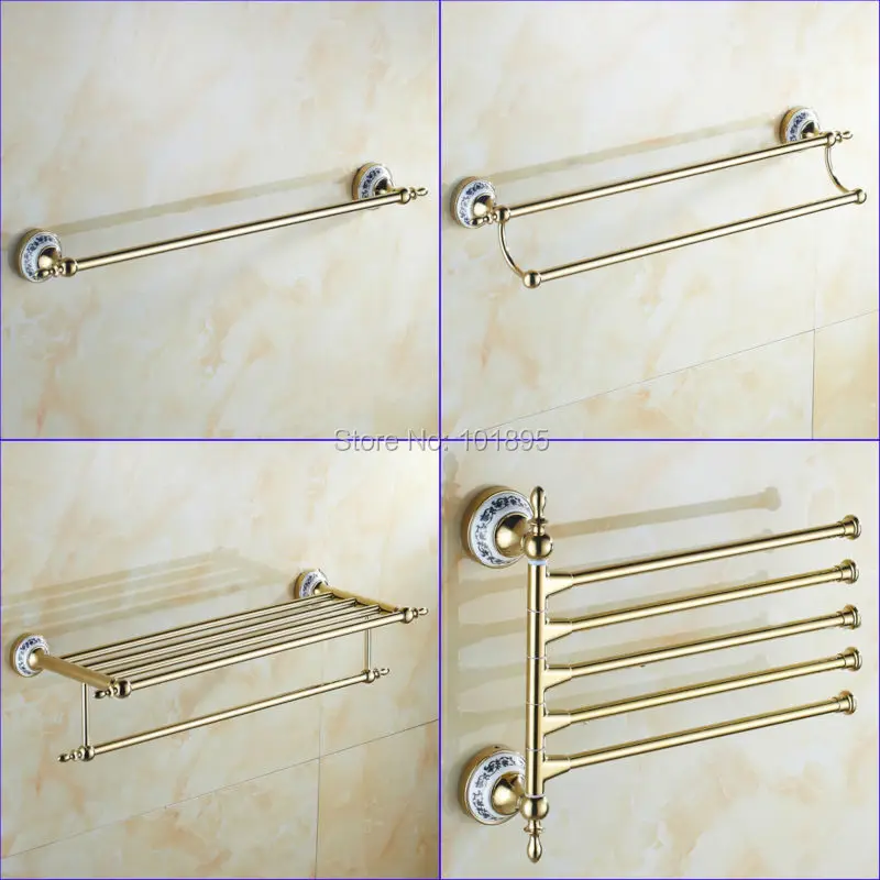 

Gold Color Brass Material Towel Holder