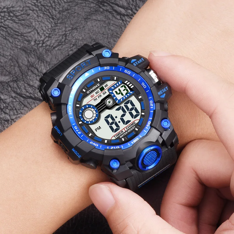 

SYNOKE Military Sport Men's Watch Brand G Luxury Type Shock Wristwatch Digital Wrist Watches For Male Clock Relogio Masculino