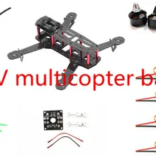 Углеродное волокно мини QAV250 C250 квадроцикл мотор 12A Esc управление полетом 5030 Prop