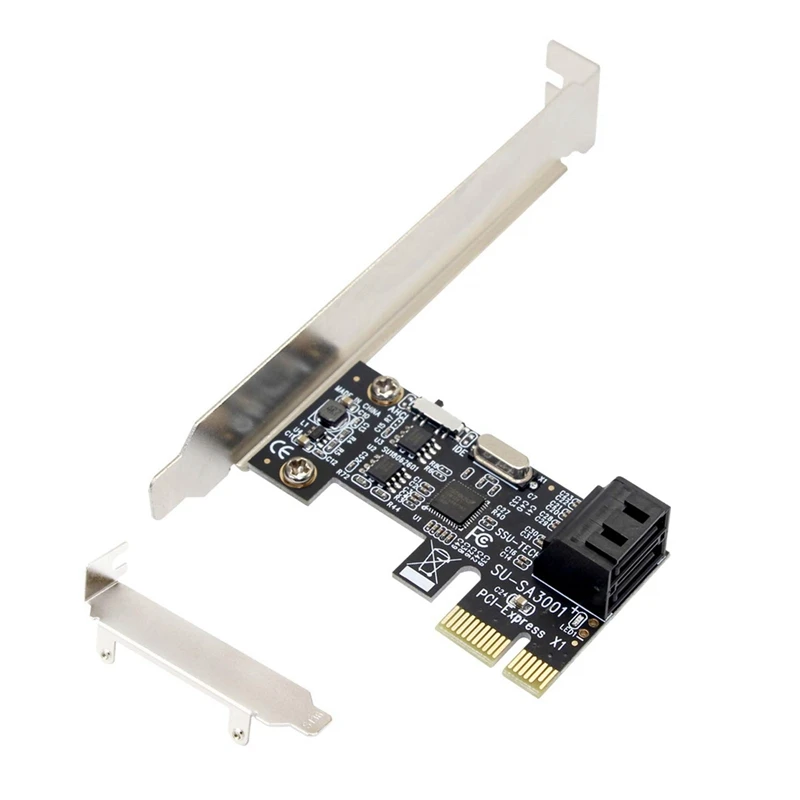 Pci E к Sata3.0 2 порта карта расширения Mini Pcie Sata 3 0 адаптер Интерфейс для Ssd загрузки