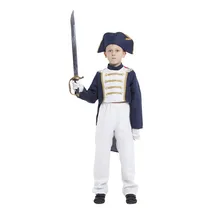 1 комплект(шляпа, топ и штаны); Детский костюм Наполеона для мальчиков; Детский костюм на Рождество, Хэллоуин, праздник, вечеринку