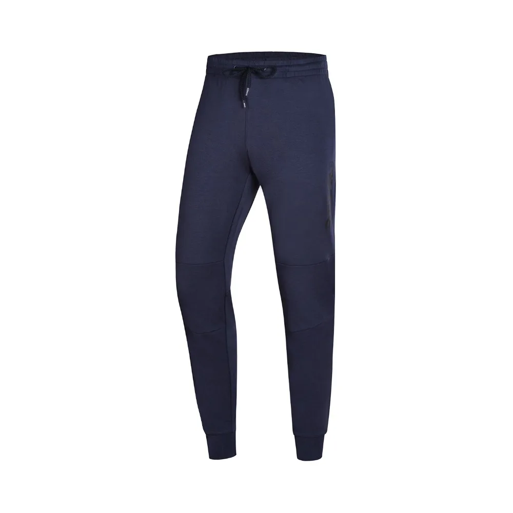 Li-Ning мужские спортивные штаны серии Wade, 87% хлопок, 13% полиэстер, удобные спортивные штаны с обычной посадкой, AKLN135 MKY372