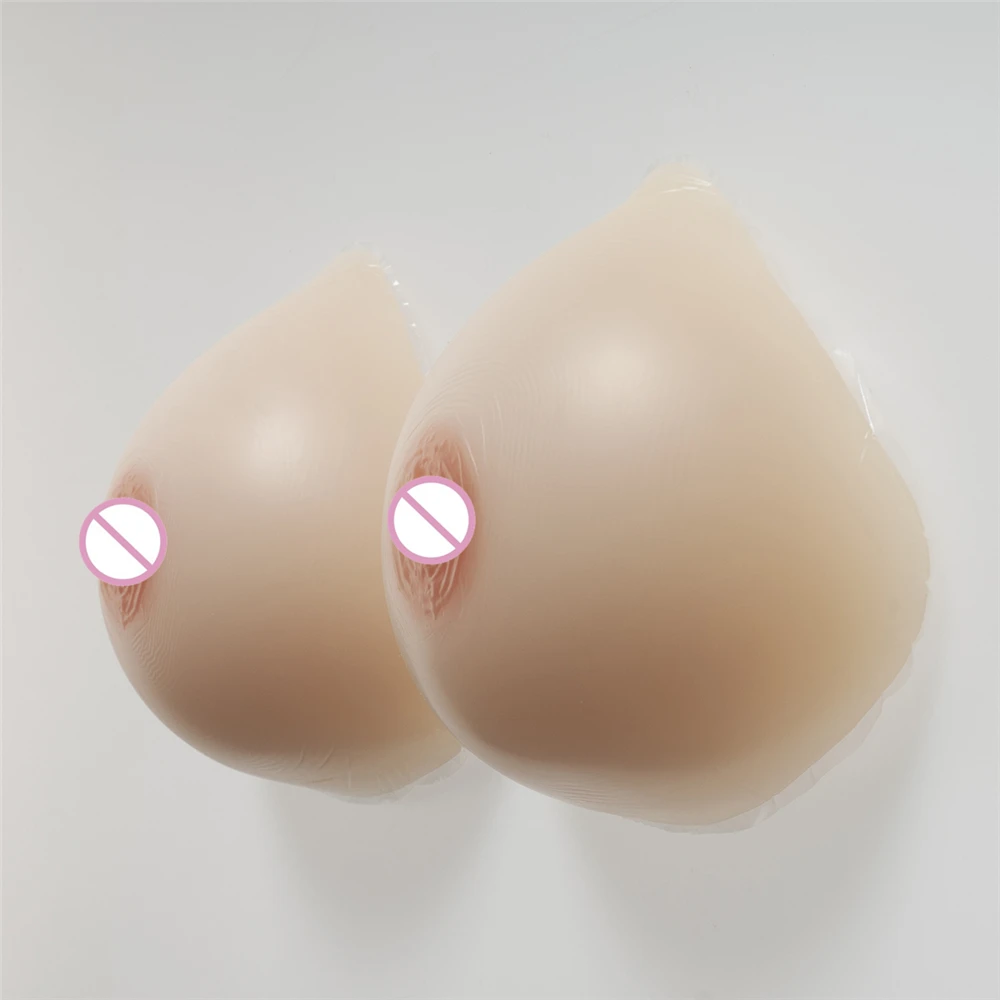 

Triangle Mastectomy Breast Forms 1000g/pair Silicone Boobs 36D/38C TG/TV/TS/CD Crossdresser Shemale Fake Breast Enhancer