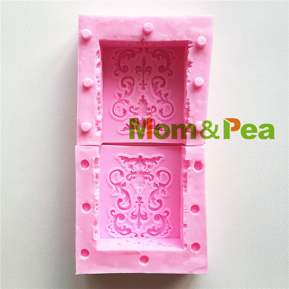 Mom &amp Pea MPA1734 Цветочная силиконовая форма для украшения торта помадка 3D пищевого