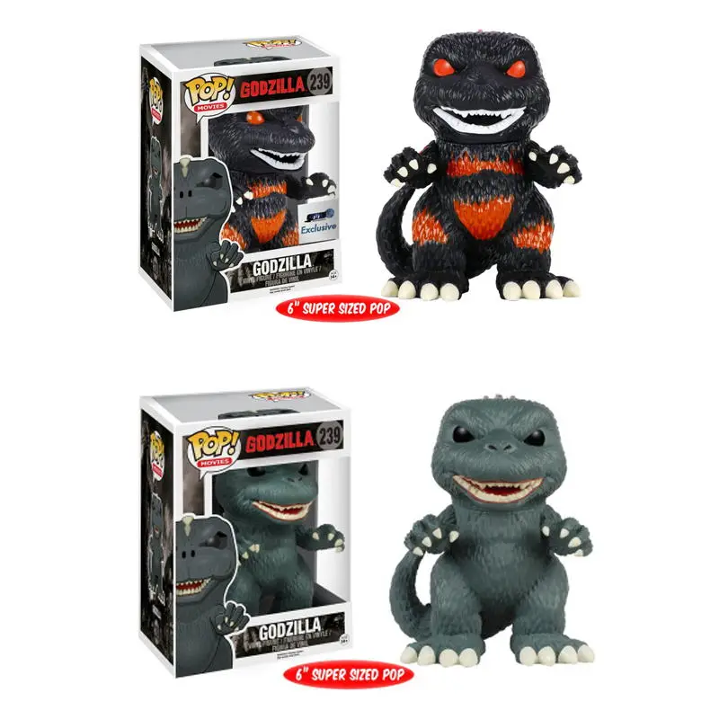 Funko POP Godzilla динозавр Монстр 239# фигурка Коллекционная модель игрушки с коробкой