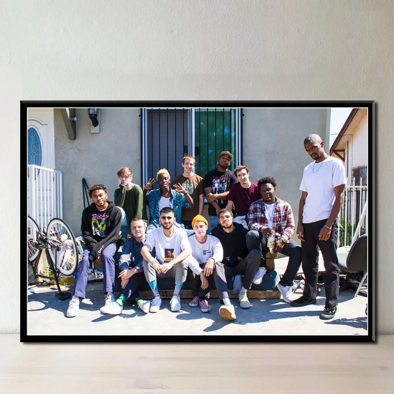 P737 Brockhampton хип хоп музыка Группа Рэп певица звезда Искусство Живопись Шелковый