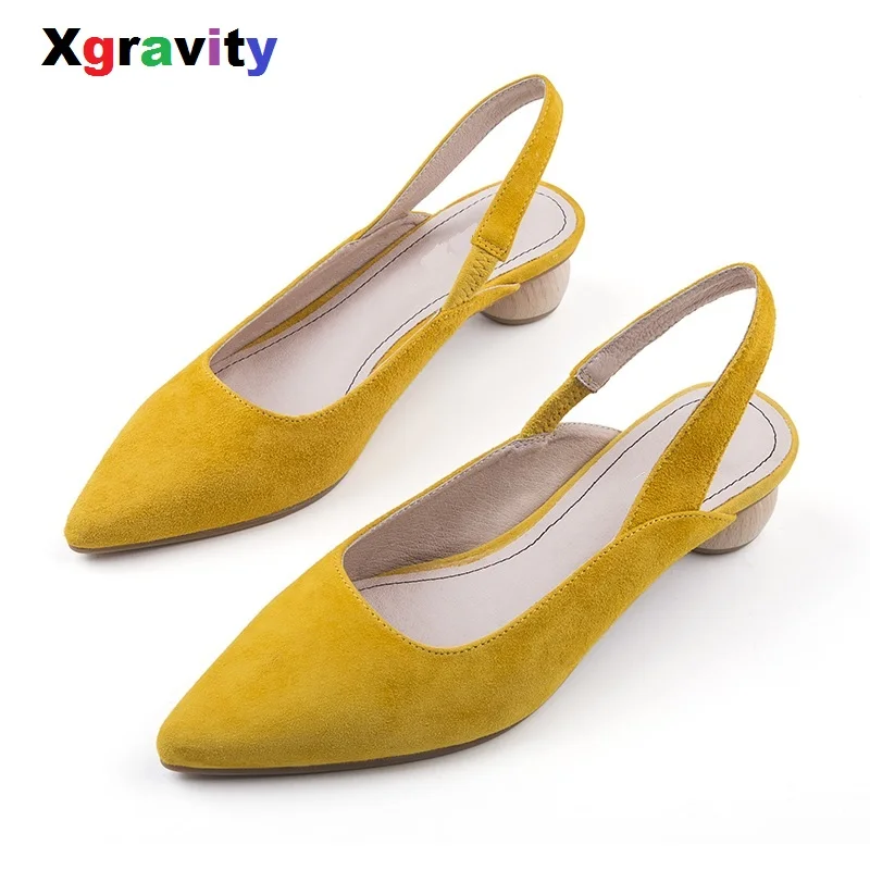 

XGRAVITY Hot European Summer Shoes New Fashion Pointed Toe Sexy Fairy Chic Ladies Summer Women High Heel Strange Heel Pumps B056