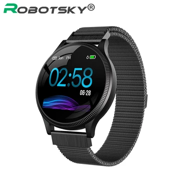 

New MK08 Smart Watch Fitness Tracker Heart Rate Monitor Blood Pressure Smartwatch IP67 Waterproof Sport Watches for Android IOS