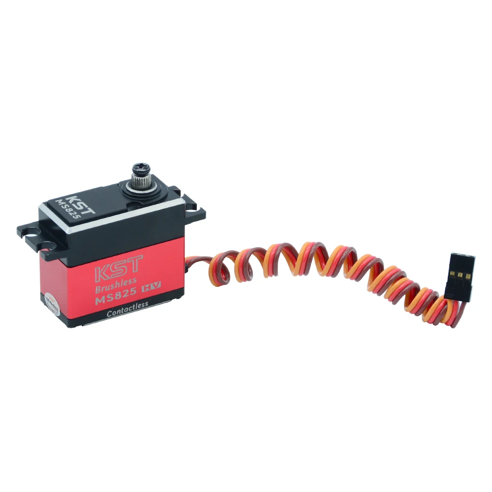 

KST MS825 8.4V 35kg 0.11sec Brushless HV Metal Gear Digital Servo Motor for Drone UAV RC Car Boat Robot Helicopter RC Toys