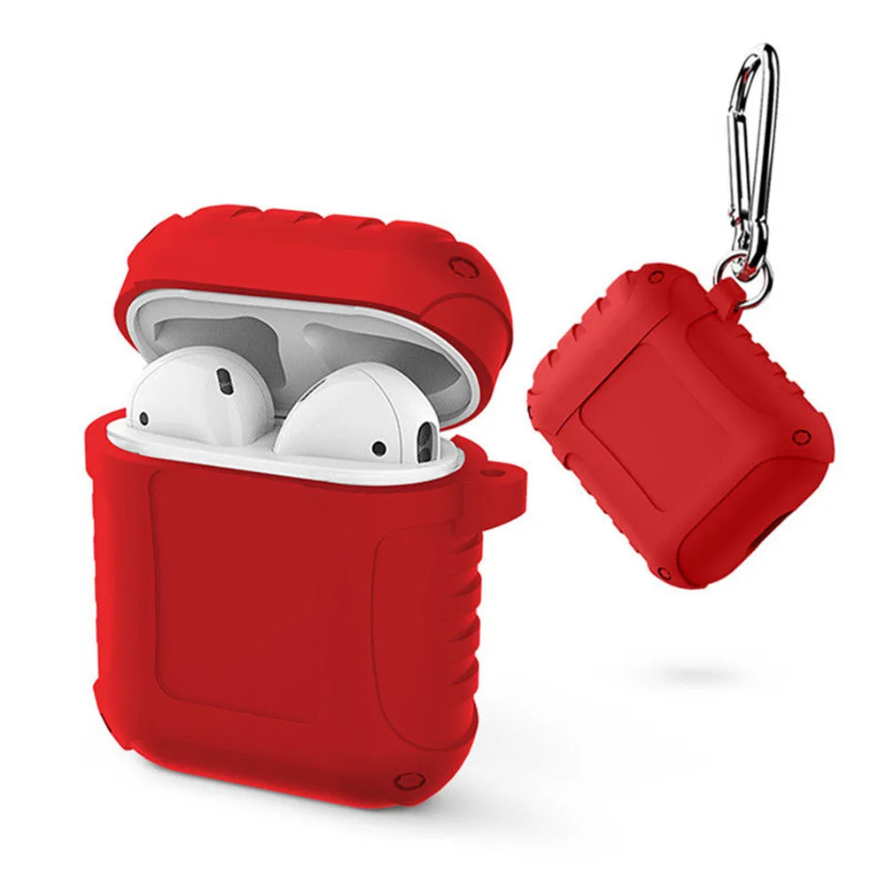 

New Protective Silicone Cover Case for AirPods Case Earpods Case for Apple Headphone for Air pods Case Charger Box Accessories