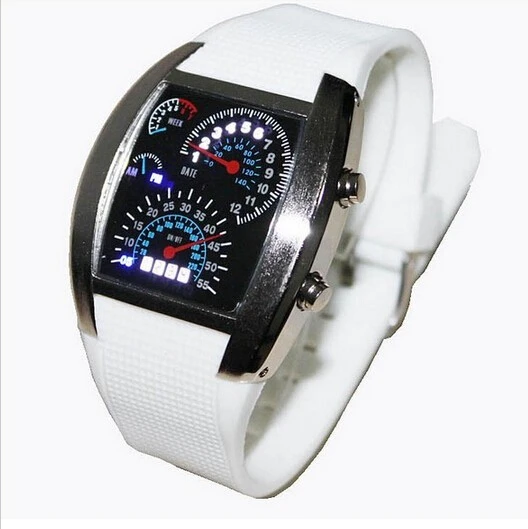 Digital LED Backlight Military Wrist Watch Wristwatch Sports Meter Dial