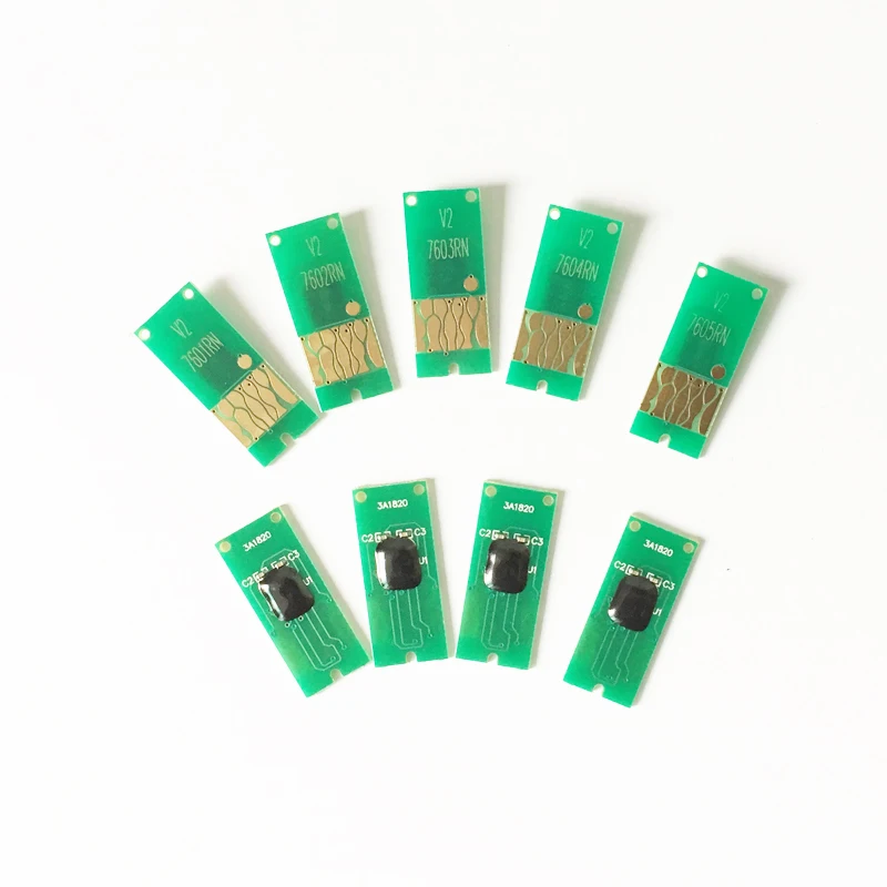 9 шт. заправляемые чипы для картриджей Epson Surecolor P600|arc chip|cartridge chipchip epson |