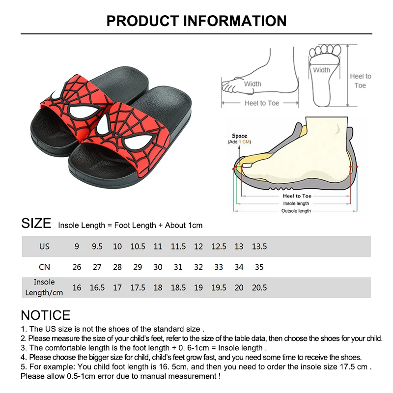 Summer Kids Slippers Comfortable Boys Cartoon Spiderman Slippers For Children Non slip Home Beach Shoes Summer Kids Slippers Comfortable Boys Cartoon Spiderman Slippers For Children Non slip Home Beach Shoes