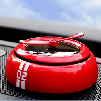 

Auto solar rotated car air freshener aroma diffuser car supplier fragrance smell air purifier ornaments accessories