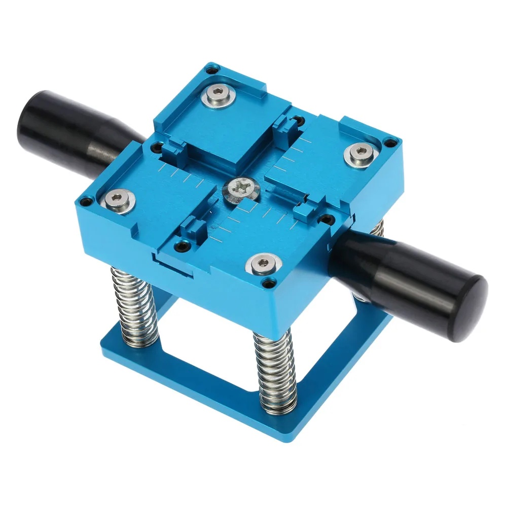 

Portable Blue Aluminum Stencil Base Holder Kit with 2 Handles 1 Wrench