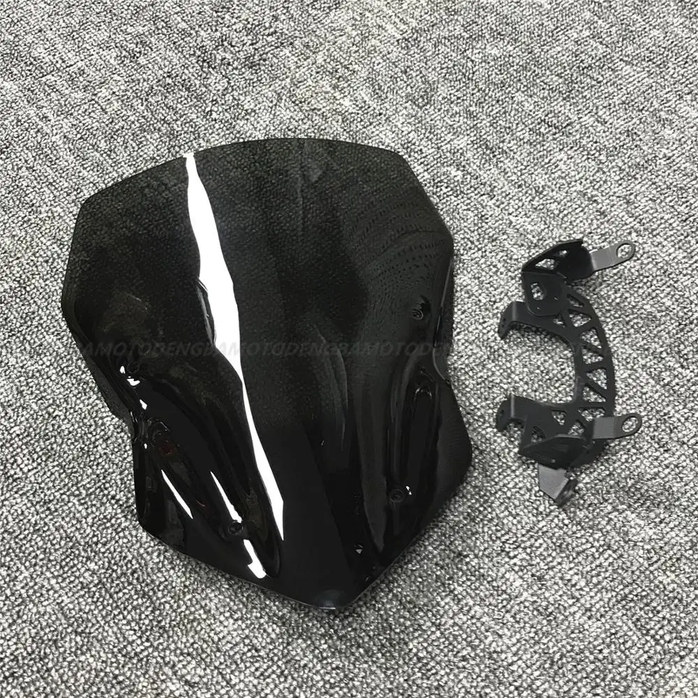 

For Kawasaki Z900 z900 2017-2019 Motorcycle Windscreen Windshield Wind Deflector with Support Bolt