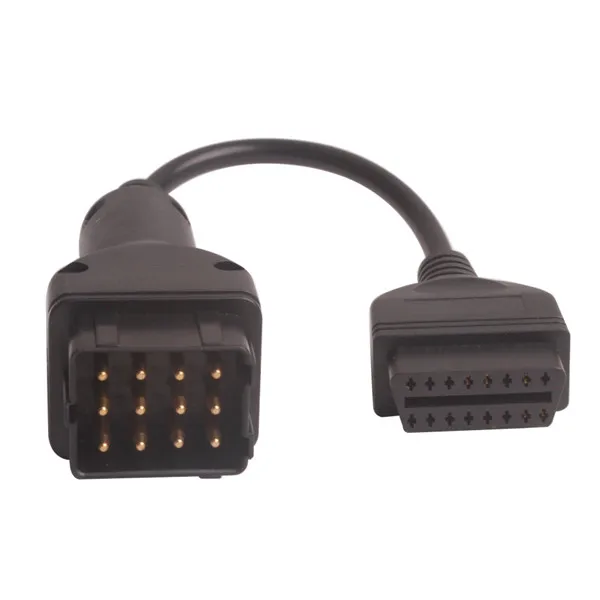 12 pin to OBD2 Female Connector Adapter OBD for Renault