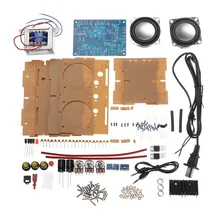 CLAITE TDA2030A двухканальный проводной мини-усилитель наборы динамиков DIY цифровой Fever электронные детали в сборе 3,5 мм 220 В