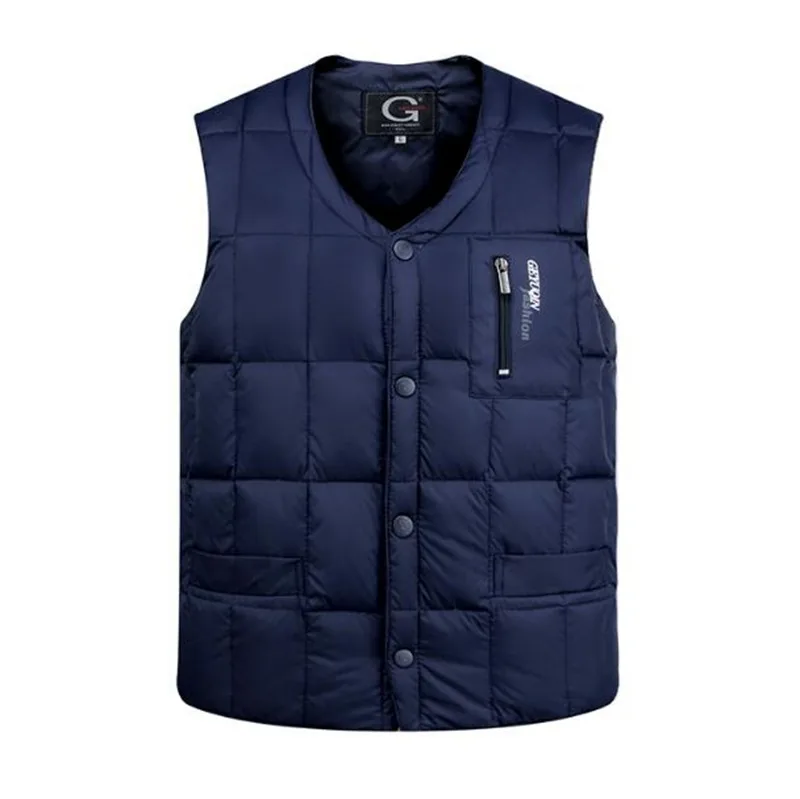 #0714 Thick Slim White goose down Men winter parka