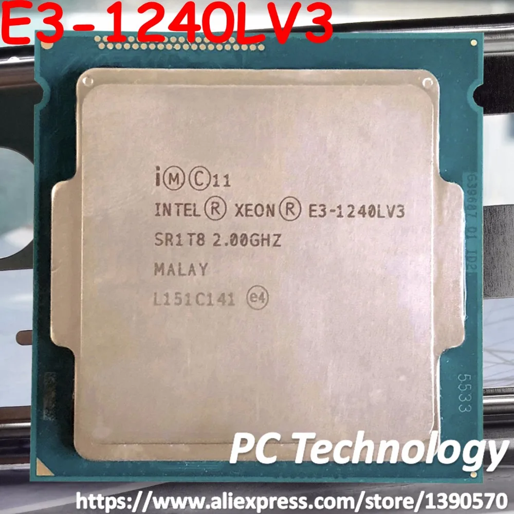 Процессор Intel Xeon для настольных ПК 2 00 ГГц 8 м 25 Вт LGA1150 V3 четырехъядерный процессор