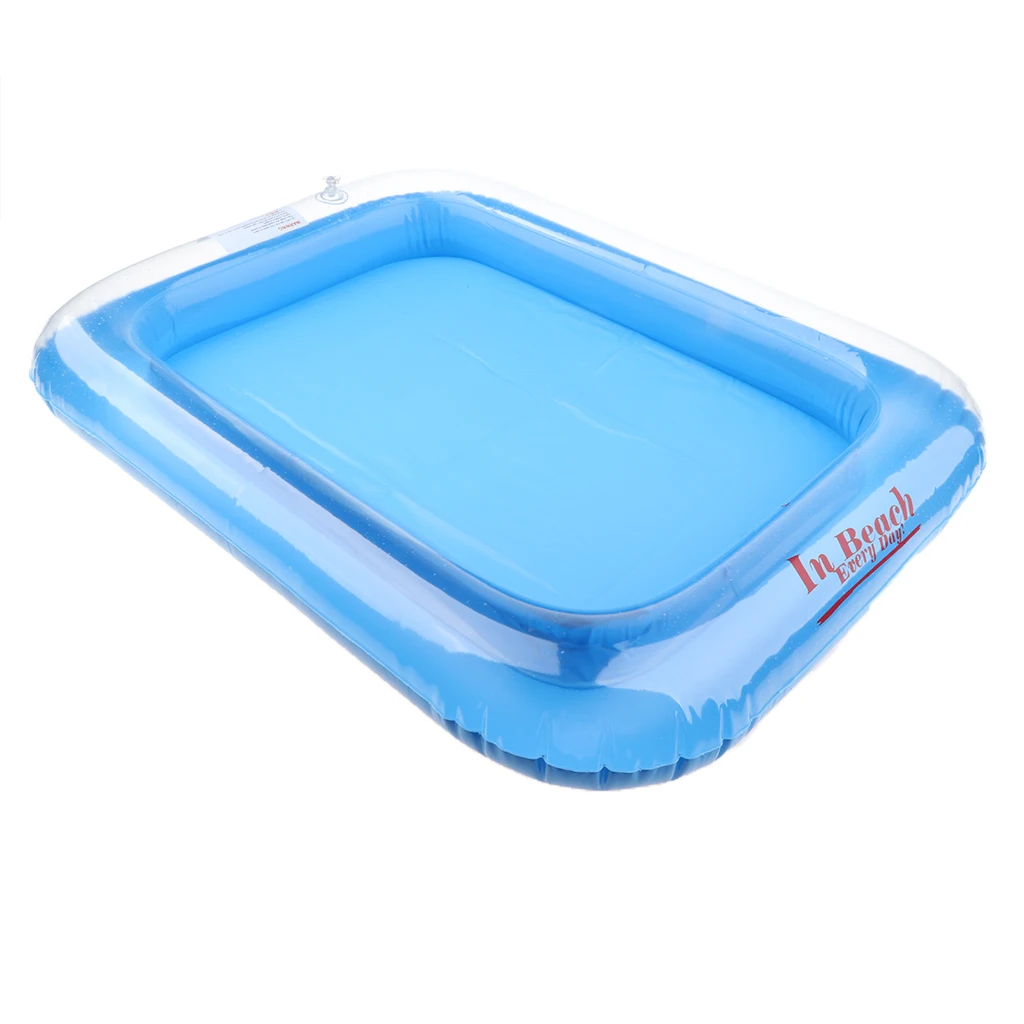 Inflatable Motion Sand Tray Toy Accessory for Kids Indoor Outdoor Sand Play Toy