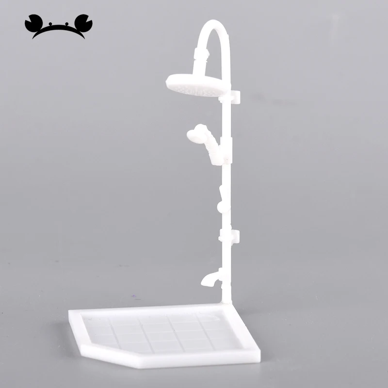

3pcs 1:20 1:25 1:30 Shower Bathroom Model Interior Decoration Ornaments Building Model Dollhouse Material Toy Accessories Kits