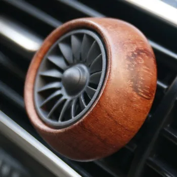 

New HOT Mini Wood Air Outlet Vent Fresh Air Conditioner Interior Auto Accessories Car Air Freshener Perfume Clips Fragrance