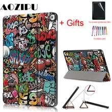 Тонкий чехол Funda для iPad Air 3 10,5 из искусственной кожи, Умный Магнитный защитный чехол-подставка для iPad Air 10,5 чехол