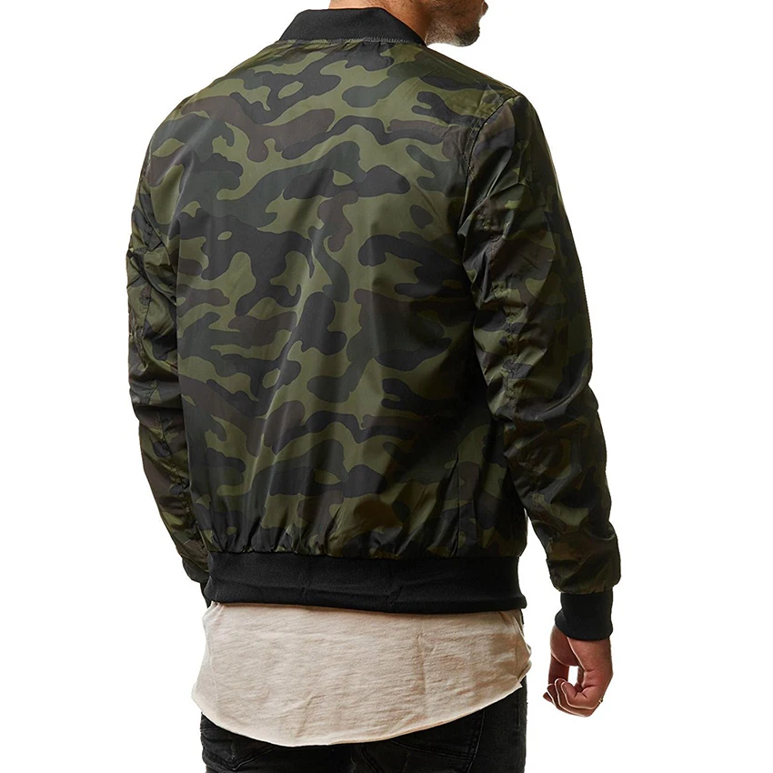 Spring Autumn Casual Fashion Slim Bomber Jacket Men Overcoat Baseball Jackets Men's streetwear Jacket Male Clothing Tops Jacket