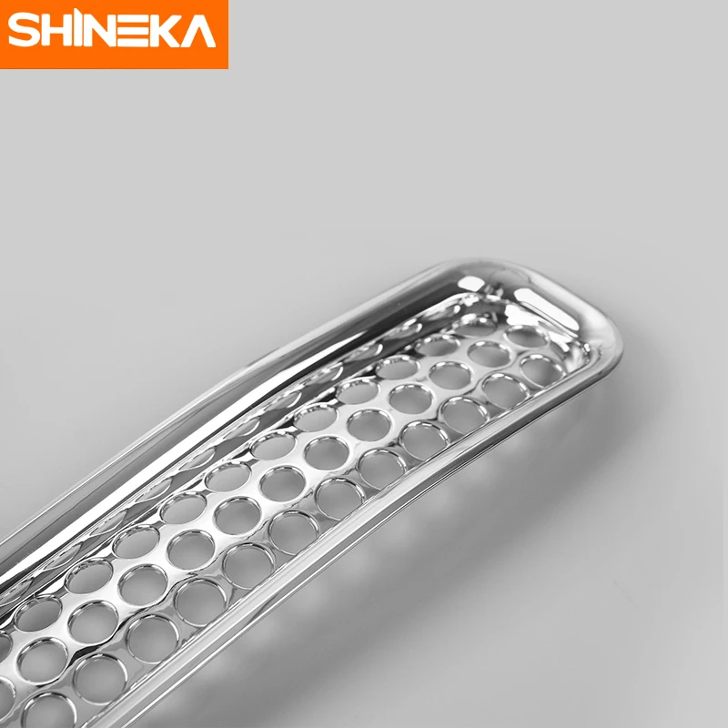 SHINEKA Стайлинг автомобиля передняя решетка радиатора кольцо крышка сотовый Стиль