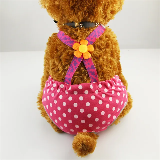 DOGBABY New Striped Dogs Pant Pet Menstrual Physiological Short Cotton