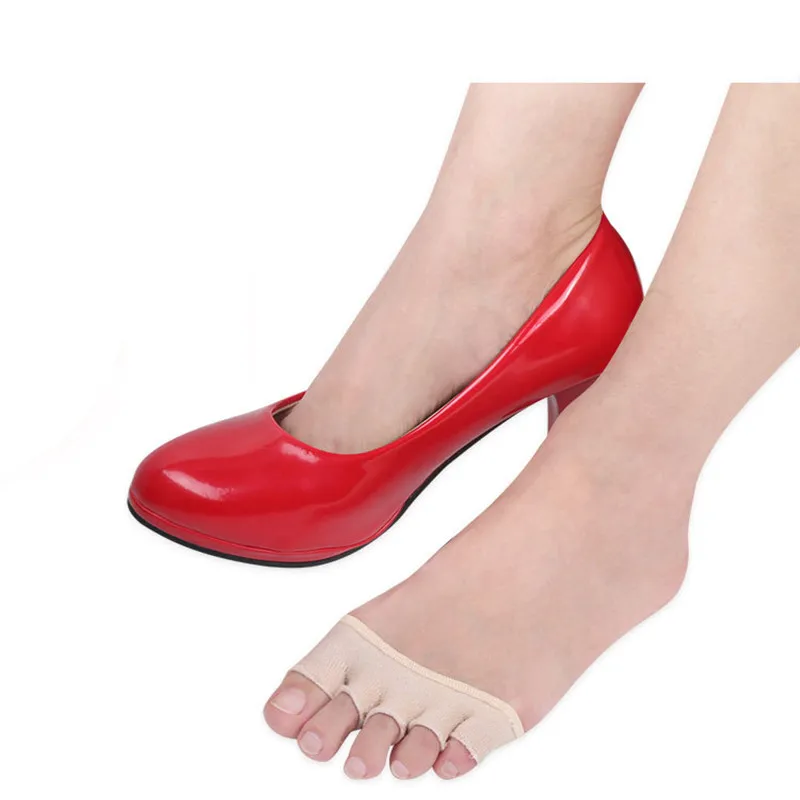 Forefoot Pad Zapatillas De Mujer дышащая обувь стельки Нескользящие стелька с высоким каблуком носок разделенные обувь аксессуары