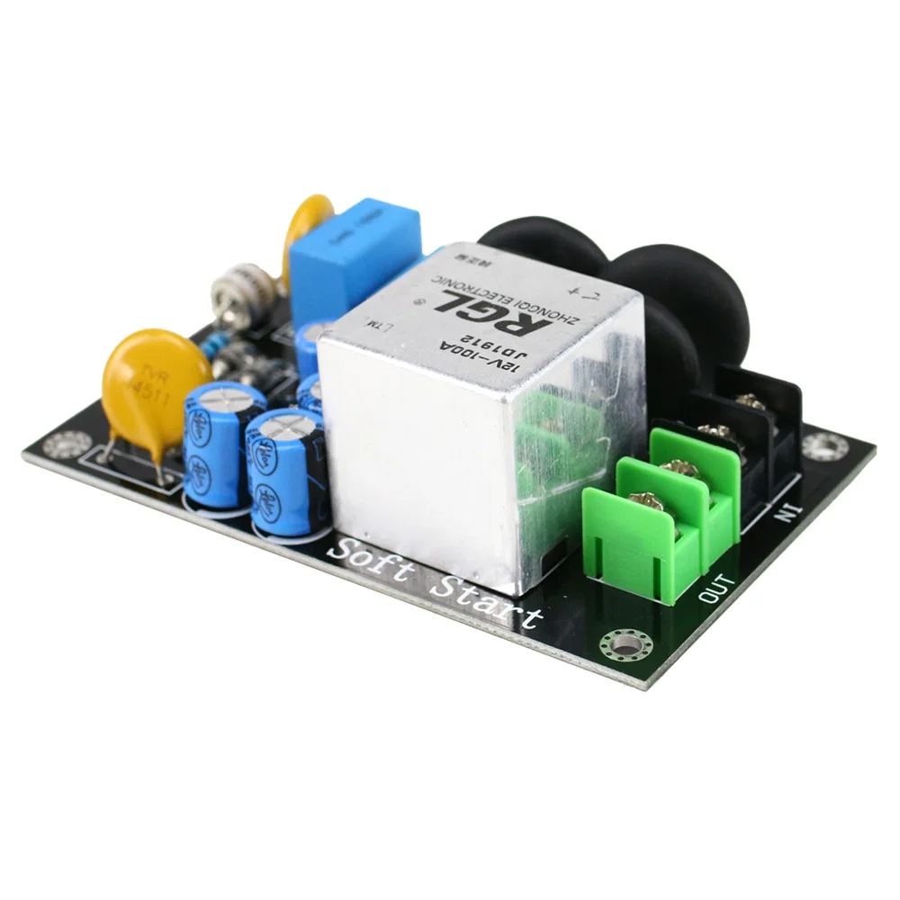 Online AMPLIFICADOR DE 2000W fuente de alimentación Placa de inicio suave alta potencia para altavoz de audio 1969 protección de trueno 220V